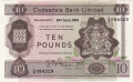 Clydesdale Bank Ltd 1963 To 1981 10 Pounds, 20. 4.1964